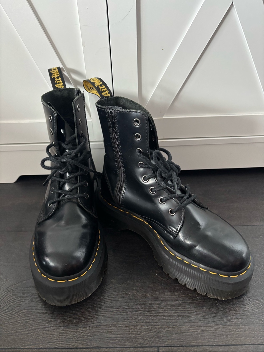Dr Martens Jaden Smooth Leather Combat Boots
